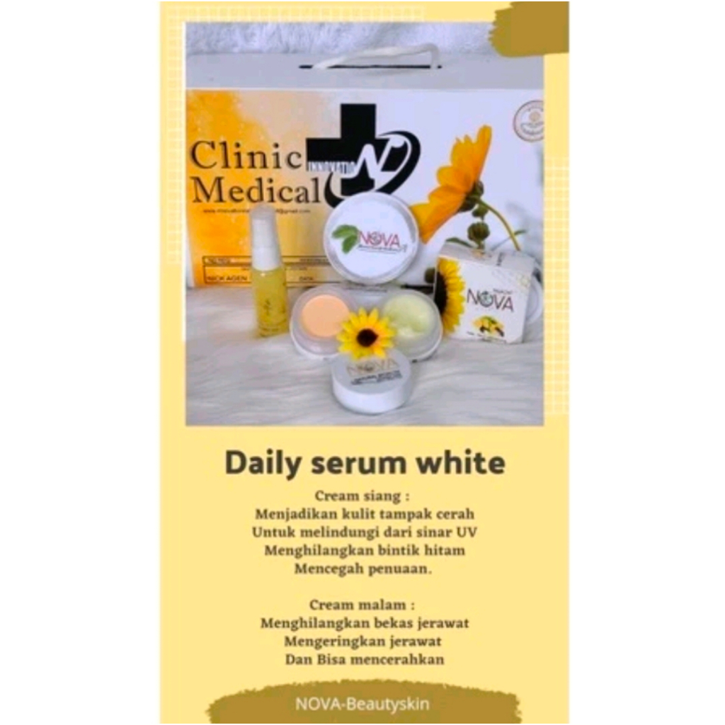 nova beauty skin paket daily white