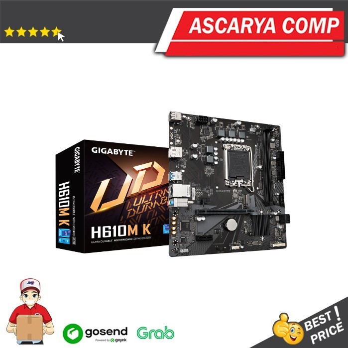 GIGABYTE H610M K DDR5 (Intel LGA 1700, H610)