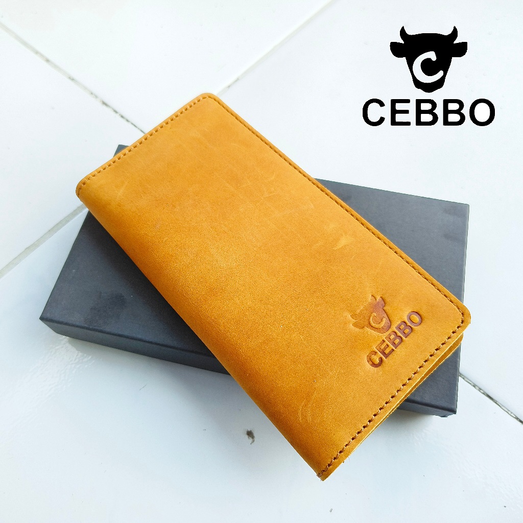 Dompet Panjang Kulit Sapi Asli Crazy Horse Leathe Merk CEBBO