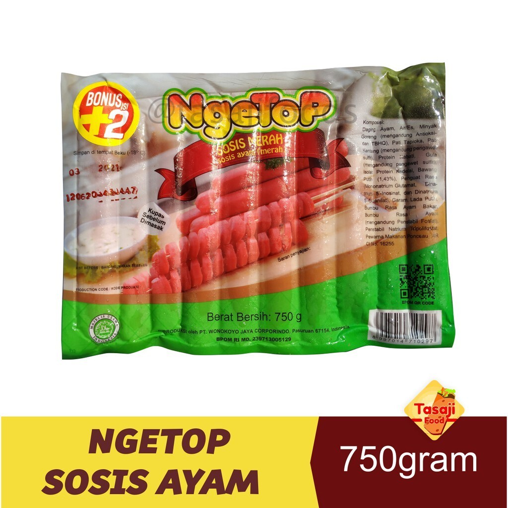 

SOSIS NGETOP MERAH 750GR