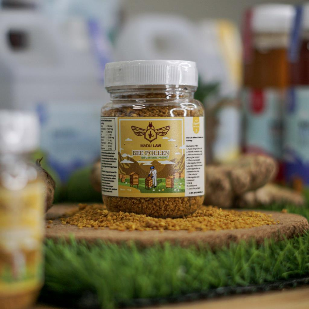 

Bee Pollen Madu Lavi Serbuk Sari dari Alam Kemasan 100gr