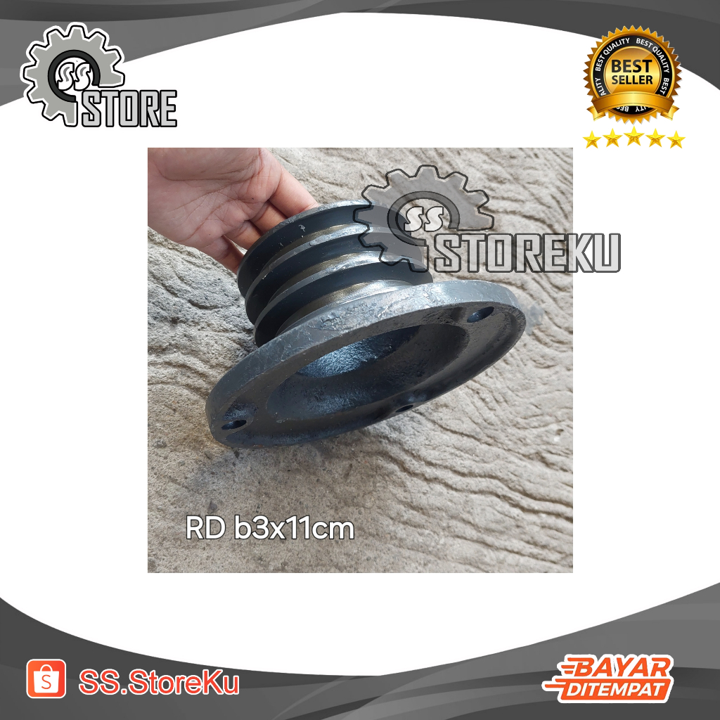 Pully RD b3 x 11cm / 12cm (B) pulley mesin kubota