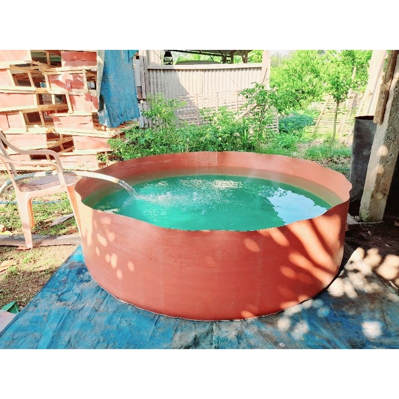 kolam bulat D2 T30 // kolam tanpa rangka