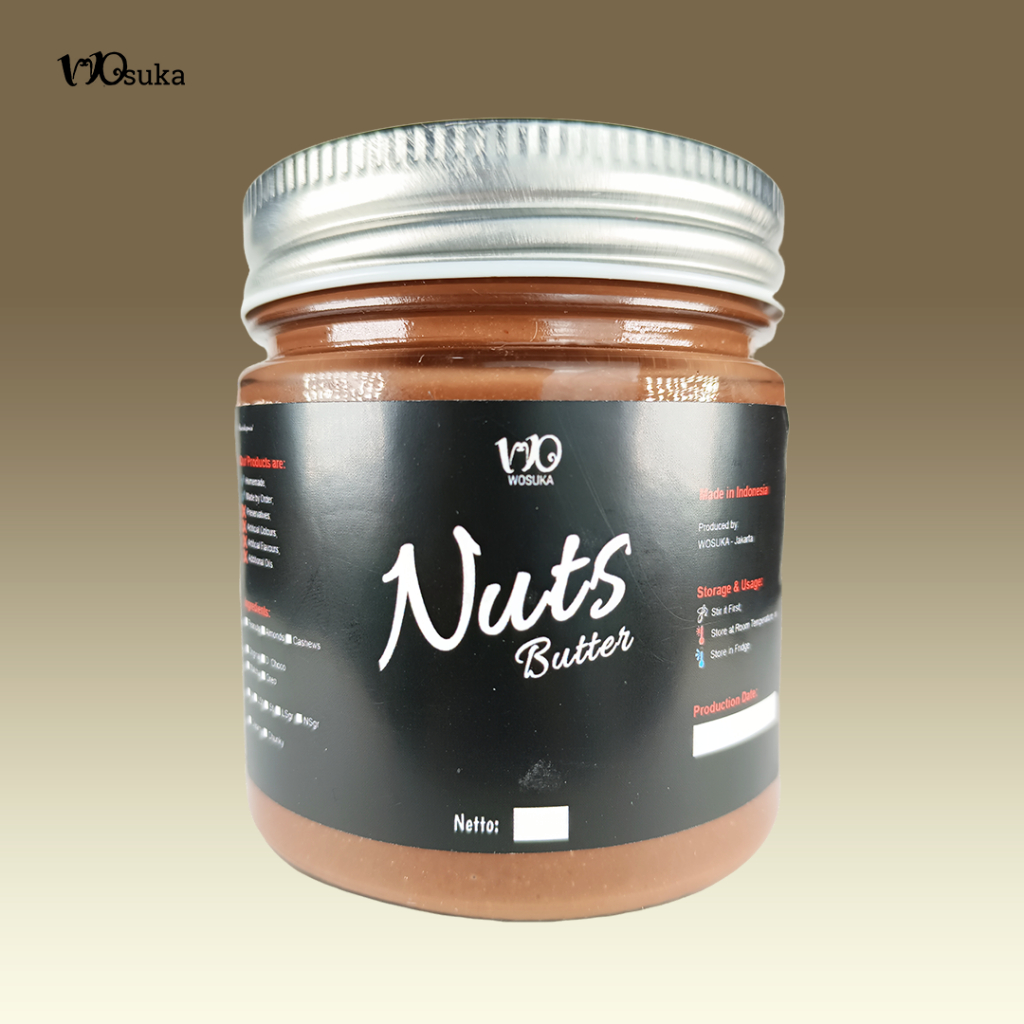 

Natural Dark Chocolate Almond Butter by WOSUKA (Selai Kacang Almond Cokelat)
