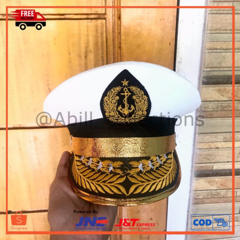 (TERMURAH) TOPI PET TNI ANGKATAN LAUT ANAK COWO TK/ PAUD | TOPI PET TNI AL ANAK TK | TOPI PET TNI AL