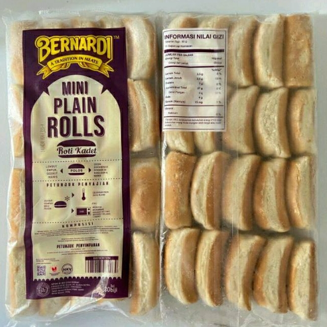 

Bernadi Roti Hotdogs Mini 20pcs