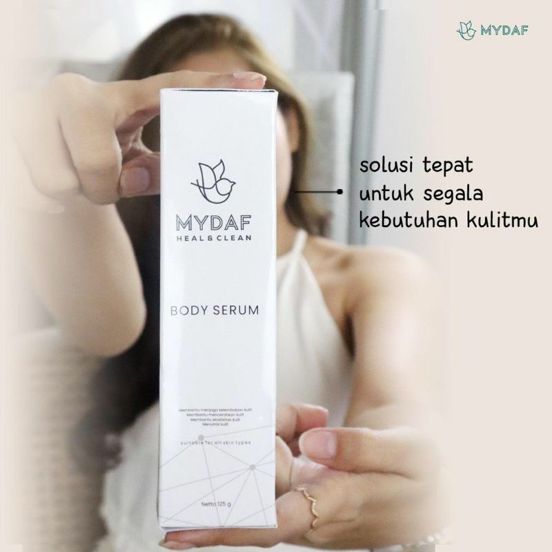 Mydaf body lotion,pemutih kulit badan permanen,body lotion, serum