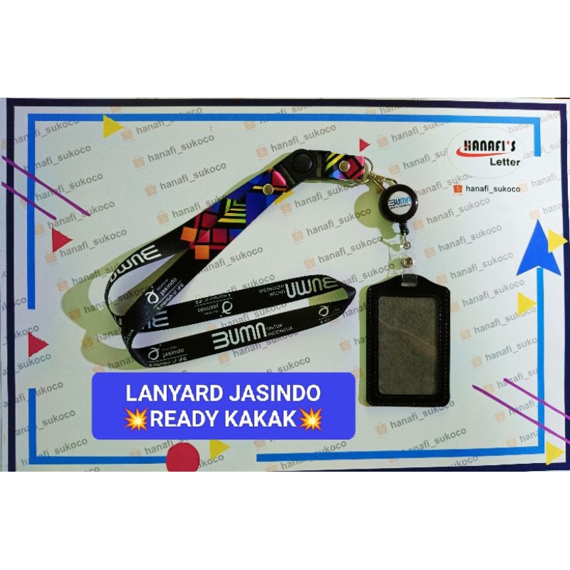 

Asuransi Jasindo TALI ID CARD JASINDO [READY STOK] Lanyard printing satuan