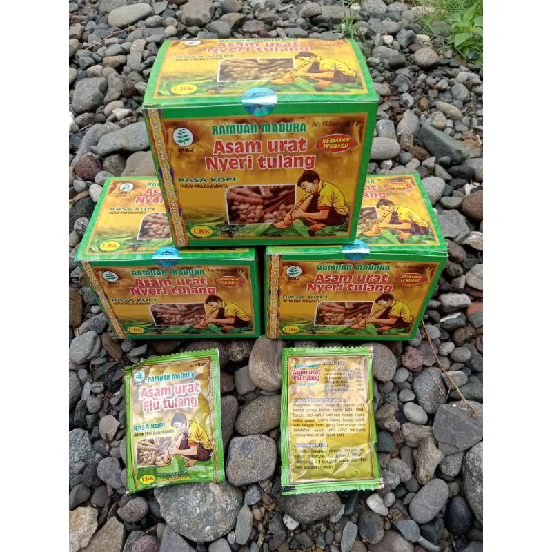 ASAM URAT NYERI TULANG RASA KOPI ASLI RAMUAN MADURA