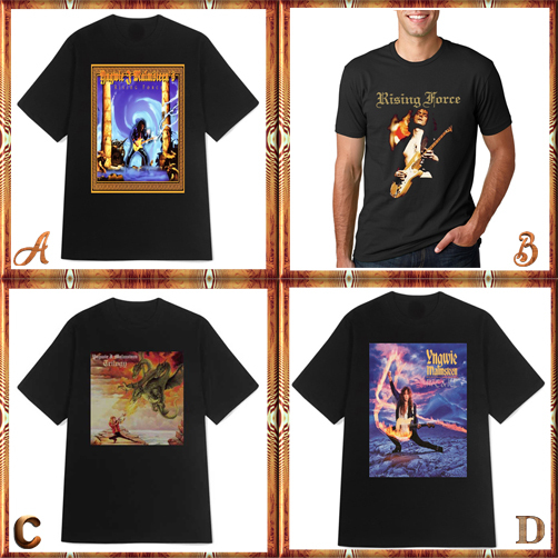 Kaos Vintage Yngwie Malmsteen Tshirt 100% Cotton