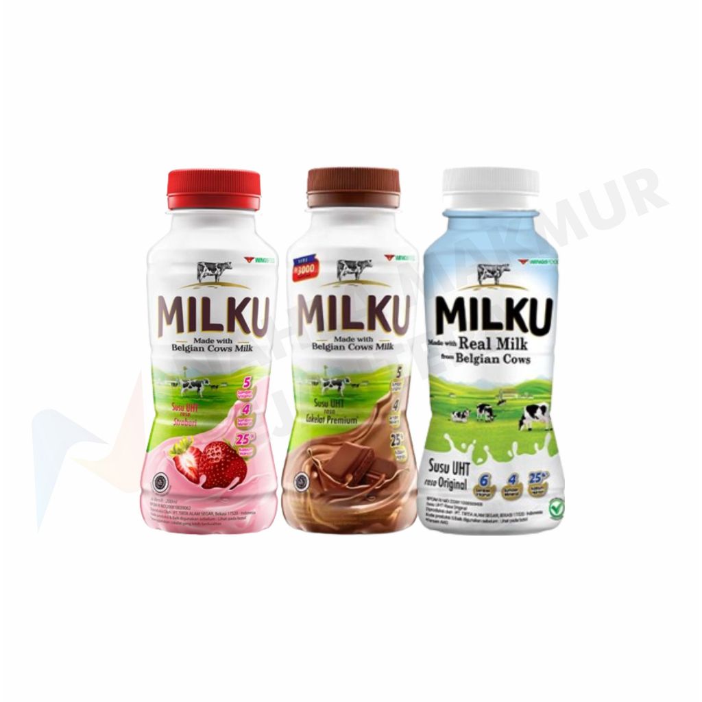 

Milku Susu UHT 200ml 1 Dus Isi 12 Botol