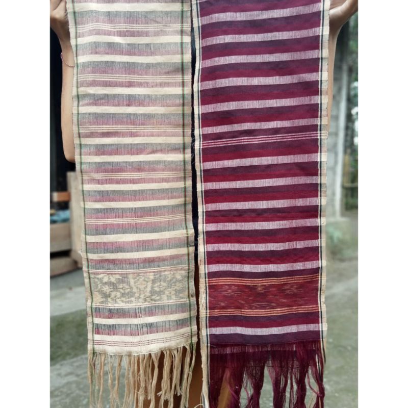 (realpict) SELENDANG TENUN TENGANAN / SELENDANG TENUN KARANGASEM / SELENDANG PALENDOAN / GRINGSING