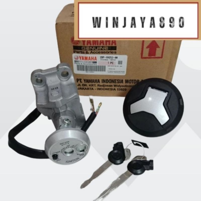 KUNCI KONTAK SET TUTUP TANGKI BENSIN NMAX OLD 2018 ORIGINAL YAMAHA