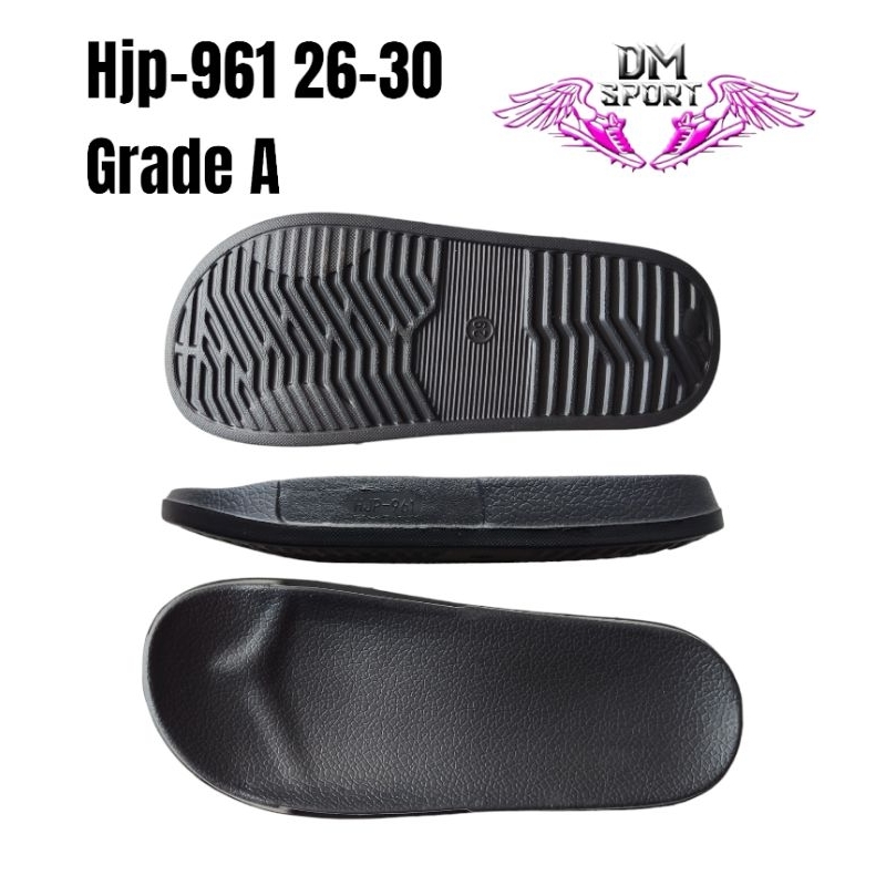 Sandal Hjp-961Grade A Slide Sandal Selop beby 26-30 Hitam
