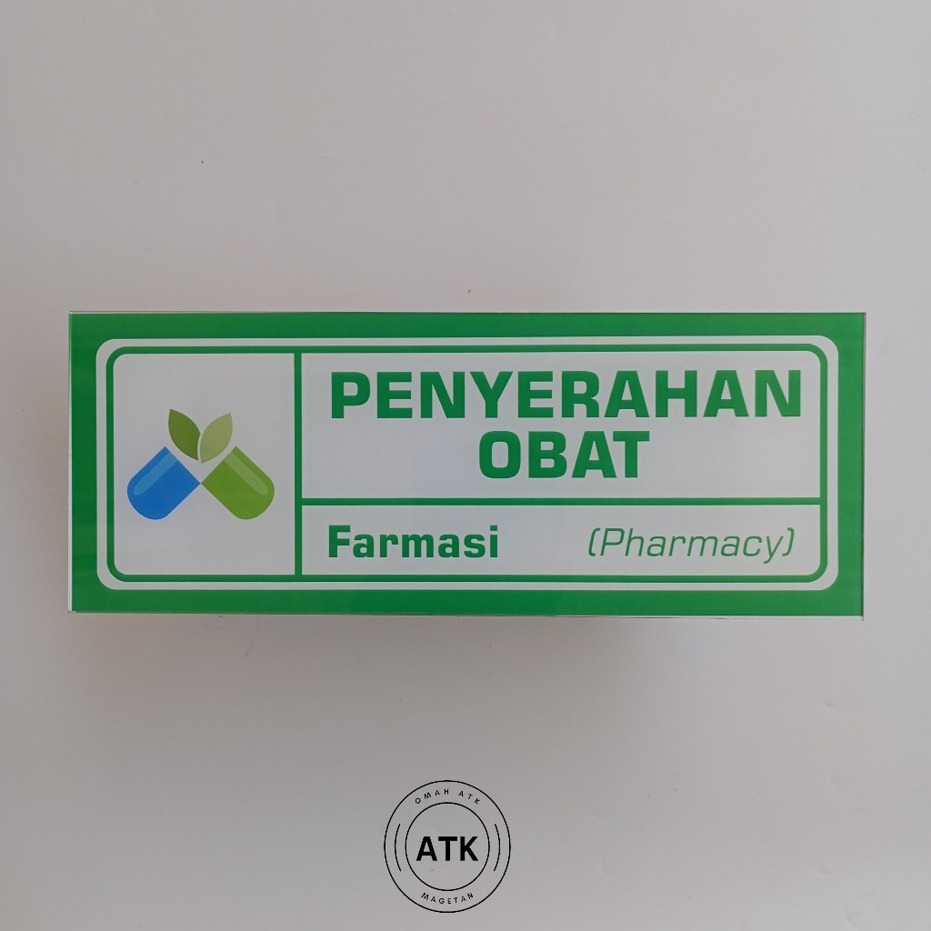 

Akrilik Ruang Penyerahan Obat - Farmasi - Pharmacy - Apotek