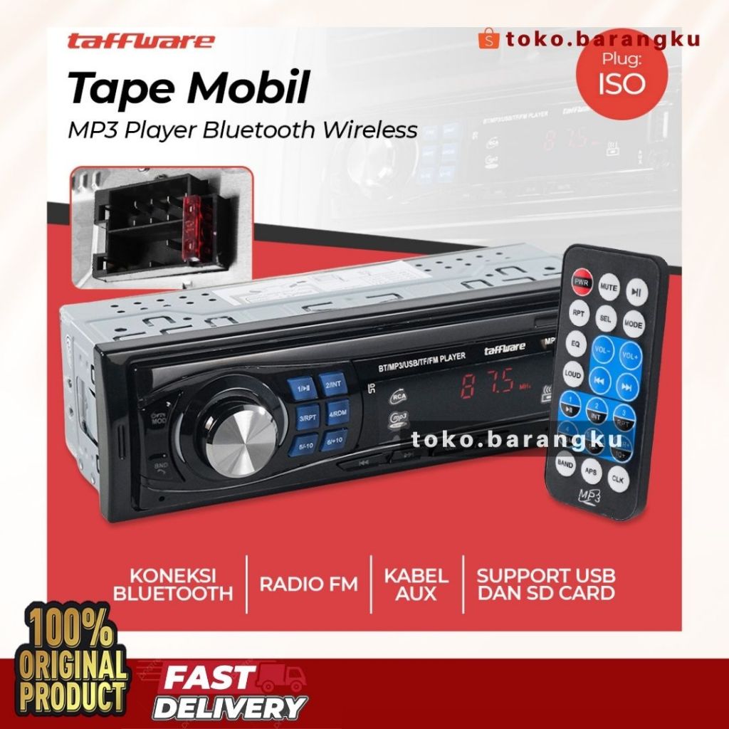 Tape Mobil bluetooth Audio mobil Audio tape mobil Tape audio mobil Head unit tape mobil Audio tape m