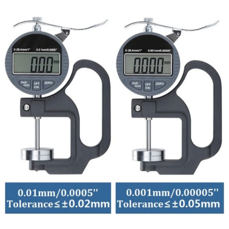 

Thickness Gauge 0.01mm 0-25.4mm Syntek Digital 0.01 mm Ketebalan Plastik Kertas Logam Plastic Paper Thicknes Ticknes