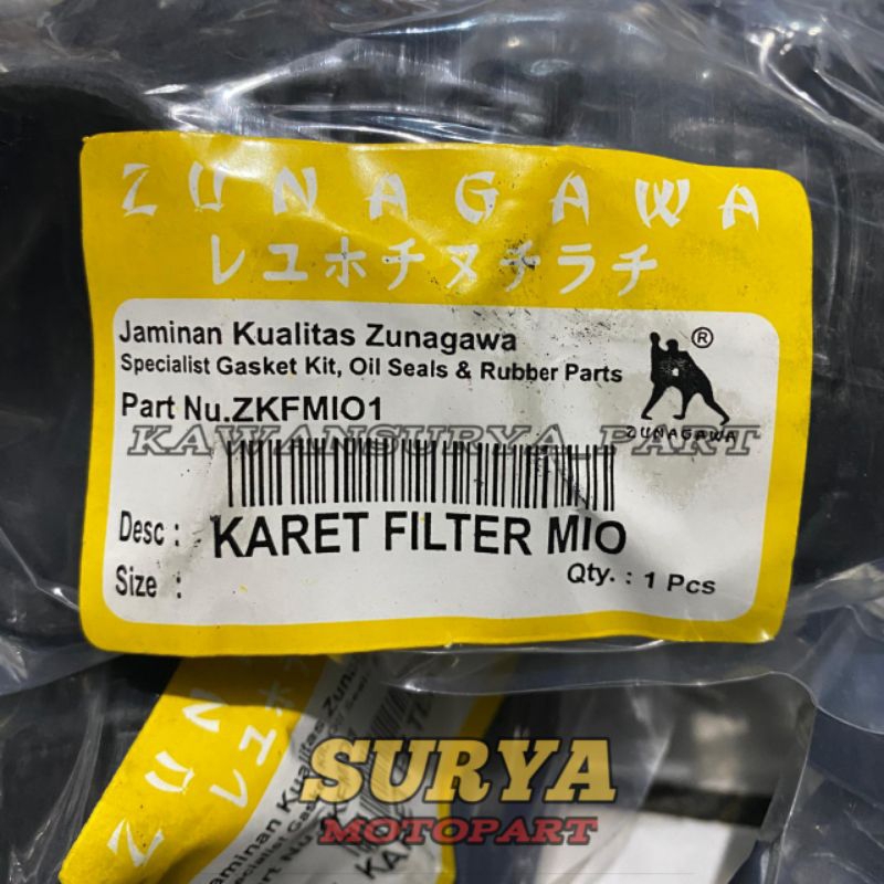 KARET FILTER MIO MEREK ZUNAGAWA