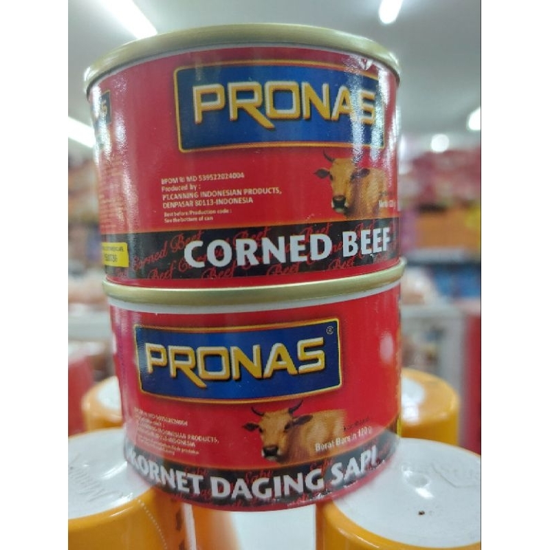 

KZ - pronas corned beef pronas daging sapi 120g
