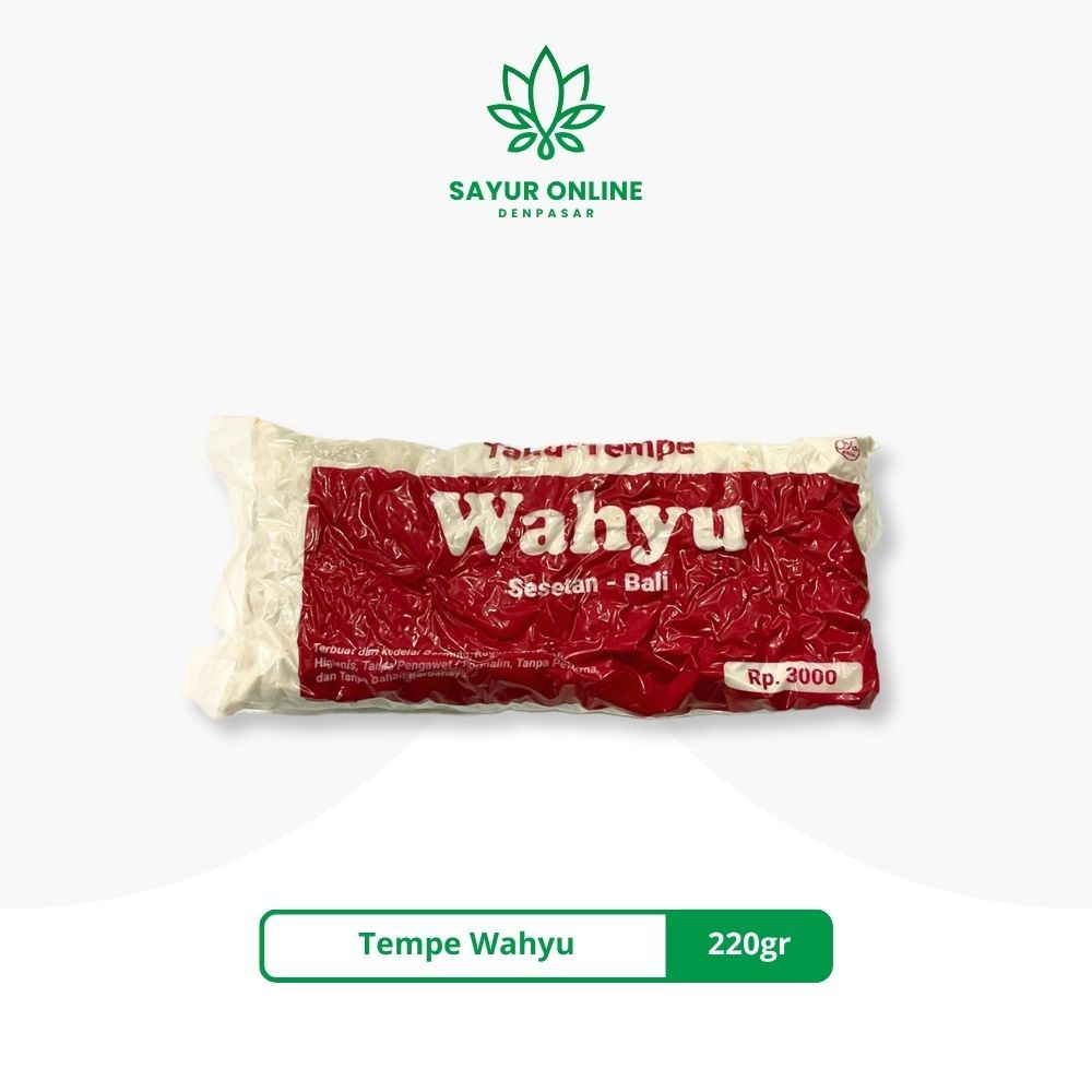 

Tempe Wahyu 220gr - Sayur Online Denpasar