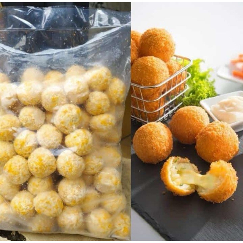 

Chicken Cheese Bites / Bola Nugget Ayam Isi Keju