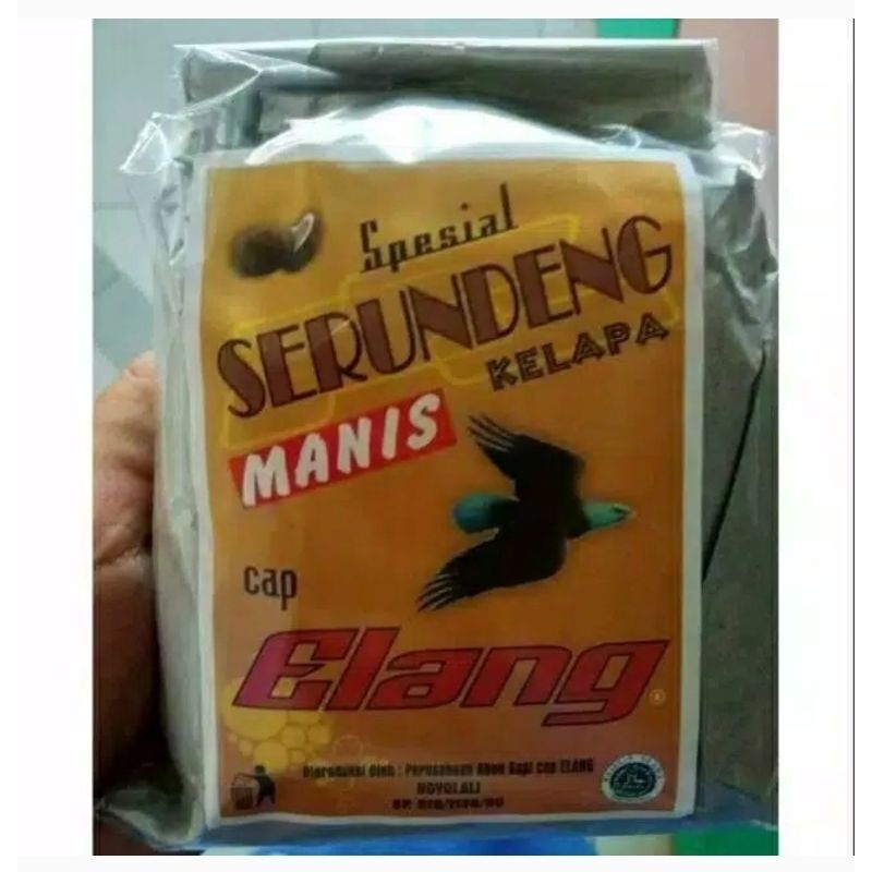 

Serundeng Kelapa Cap Elang Kemasan Pouch 250gr Asli Boyolali