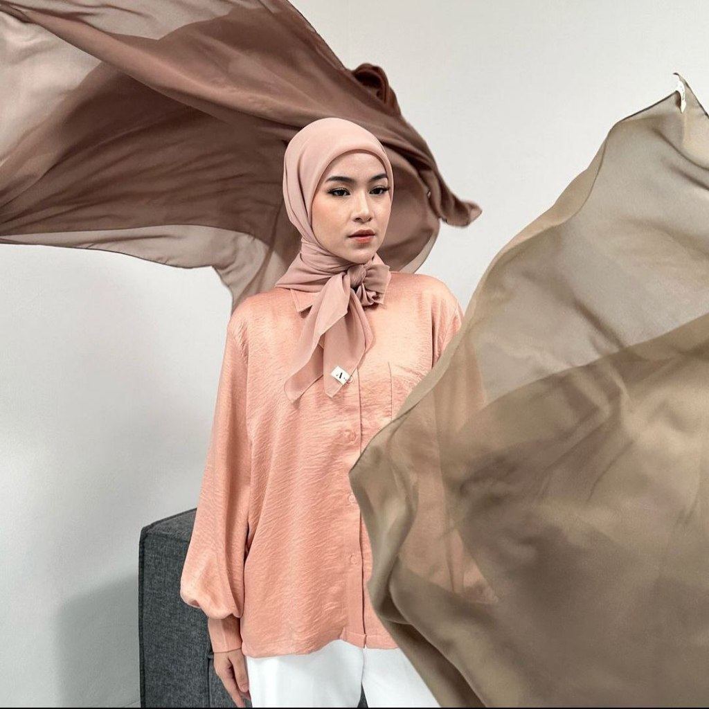 POLY COTTON BY ARASCARF | POTON SERIES HIJAB SEGI EMPAT