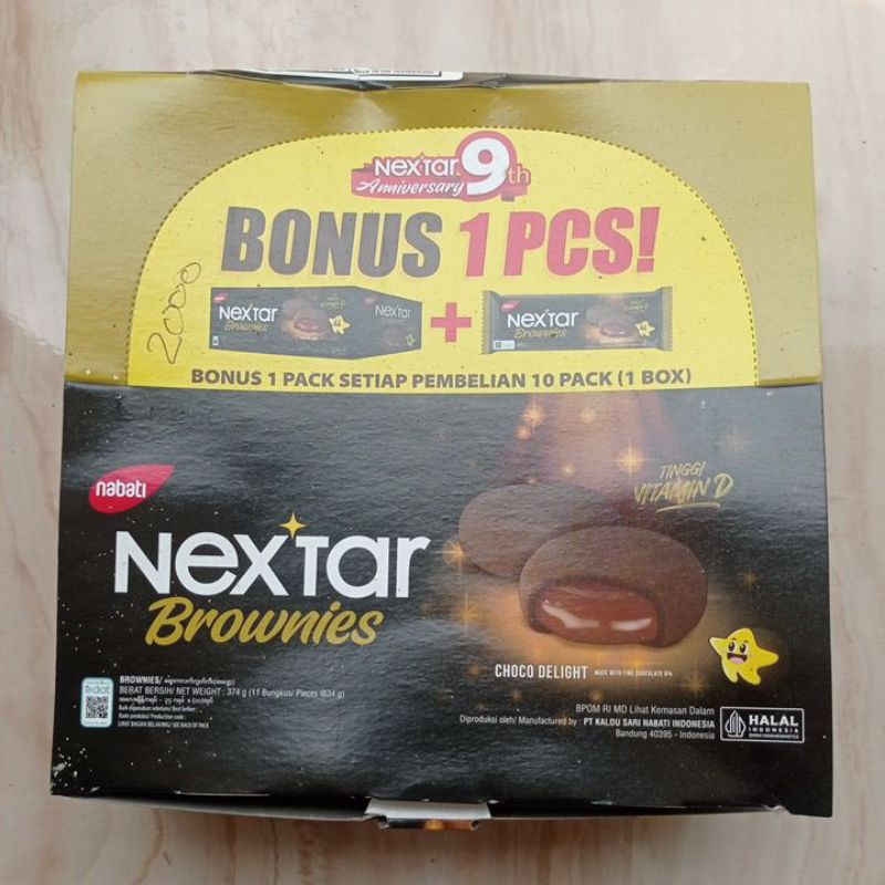 

Nextar brownies isi 10pcs