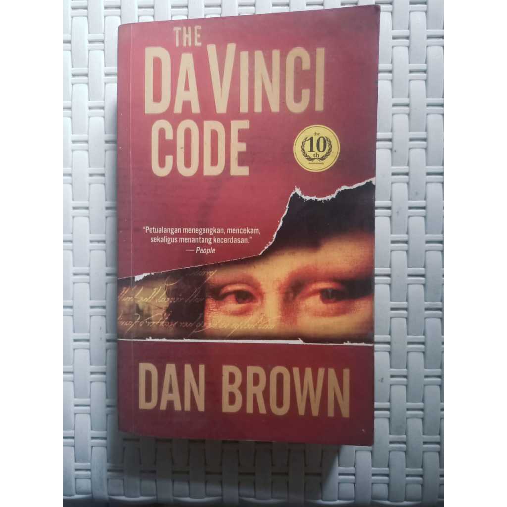 Buku Novel Preloved (Bekas) The Da Vinci Code oleh Dan Brown