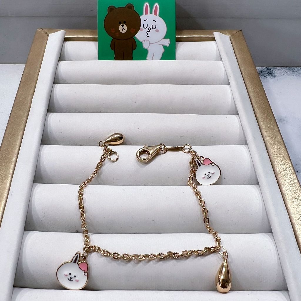 Gelang Emas Anak Kadar 420 (9K) 375 (8K) Model Rantai Variasi 1 - 3 Gram an