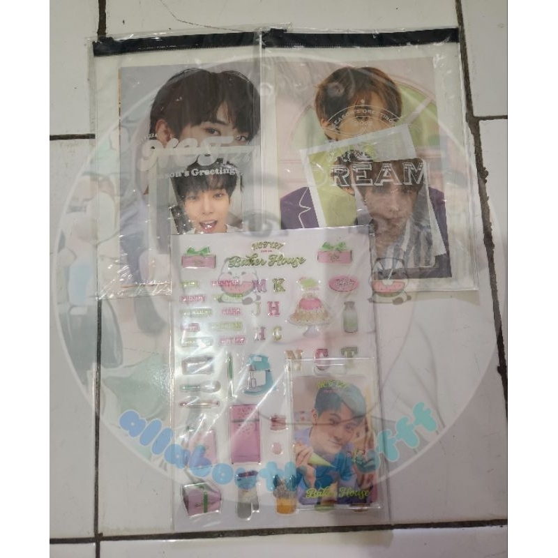 Photopack sg 22 nct dream jisung nct 127 doyoung pc deco sticker set baker house mark