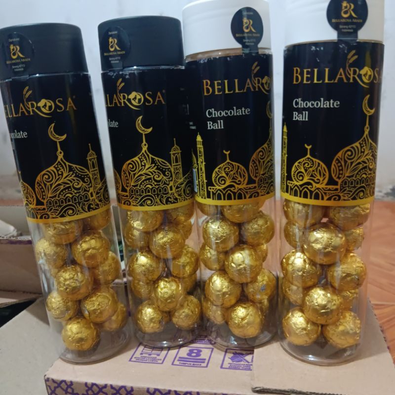 

Bellarosa Choco ball Premium-Toples tabung kemasan hampers