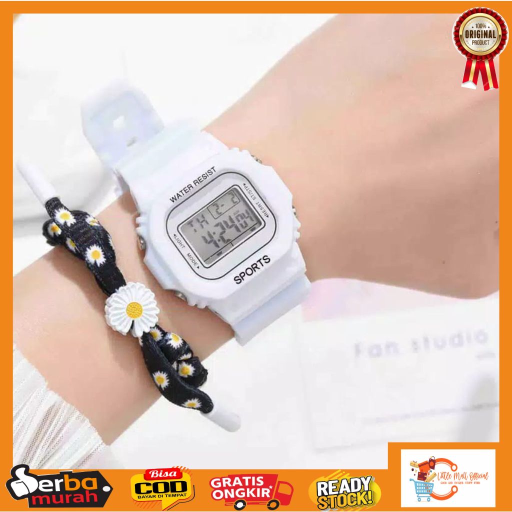 Little Mall JAM TANGAN WANITA PRIA DIGITAL RUBBER PREMIUM IMPORT JAM TANGAN WANITA FASHION KOREAN ST