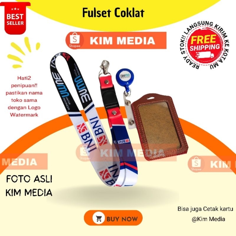 

Tali IDCard BNI BUMN MODEL MOTIF HITAM [ TERBARU] Lanyard BNI BUMN/ IDCARD BNI / GANTUNGAN Bank BNI BUMN/Kalung Bni Bumn/Nametag id Bank Bni Bumn/ STOK READY✅ HARGA GROSIR ECER