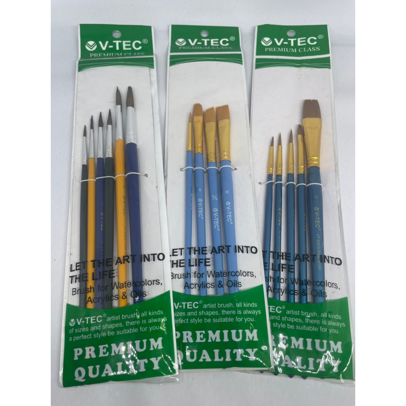 

Kuas Lukis Set V-Tec (Isi 4 pcs)