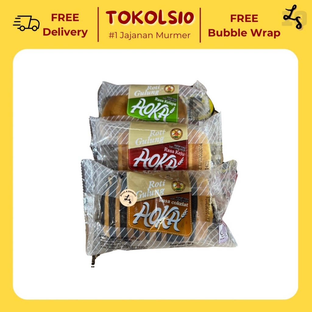 

Roti Gulung Aoka Rasa Keju 1 pcs @60gr