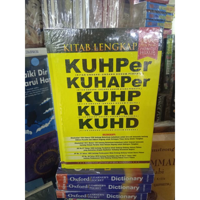 buku KUHPER KUHAPER KUHP KUHAP KUHD