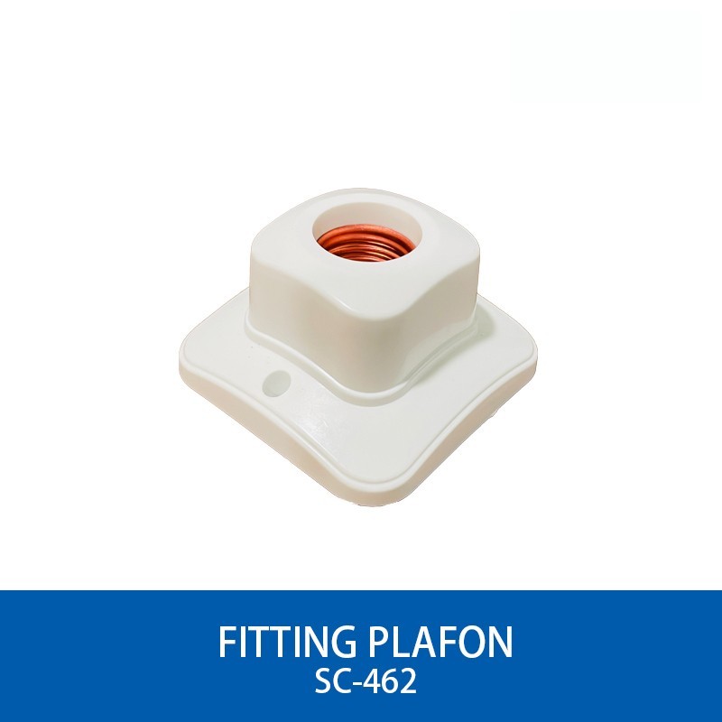CHINT Fitting Rumah Lampu Plafon Kotak CAHAYA 462 / Fitting Flafon Kotak