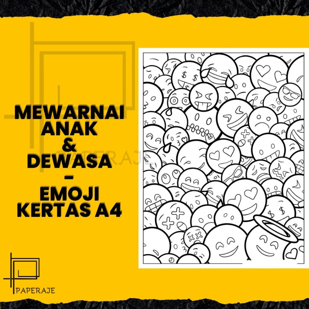 

Gambar Mewarnai Paket 20 Lembar Anak & Dewasa Tema Emoji