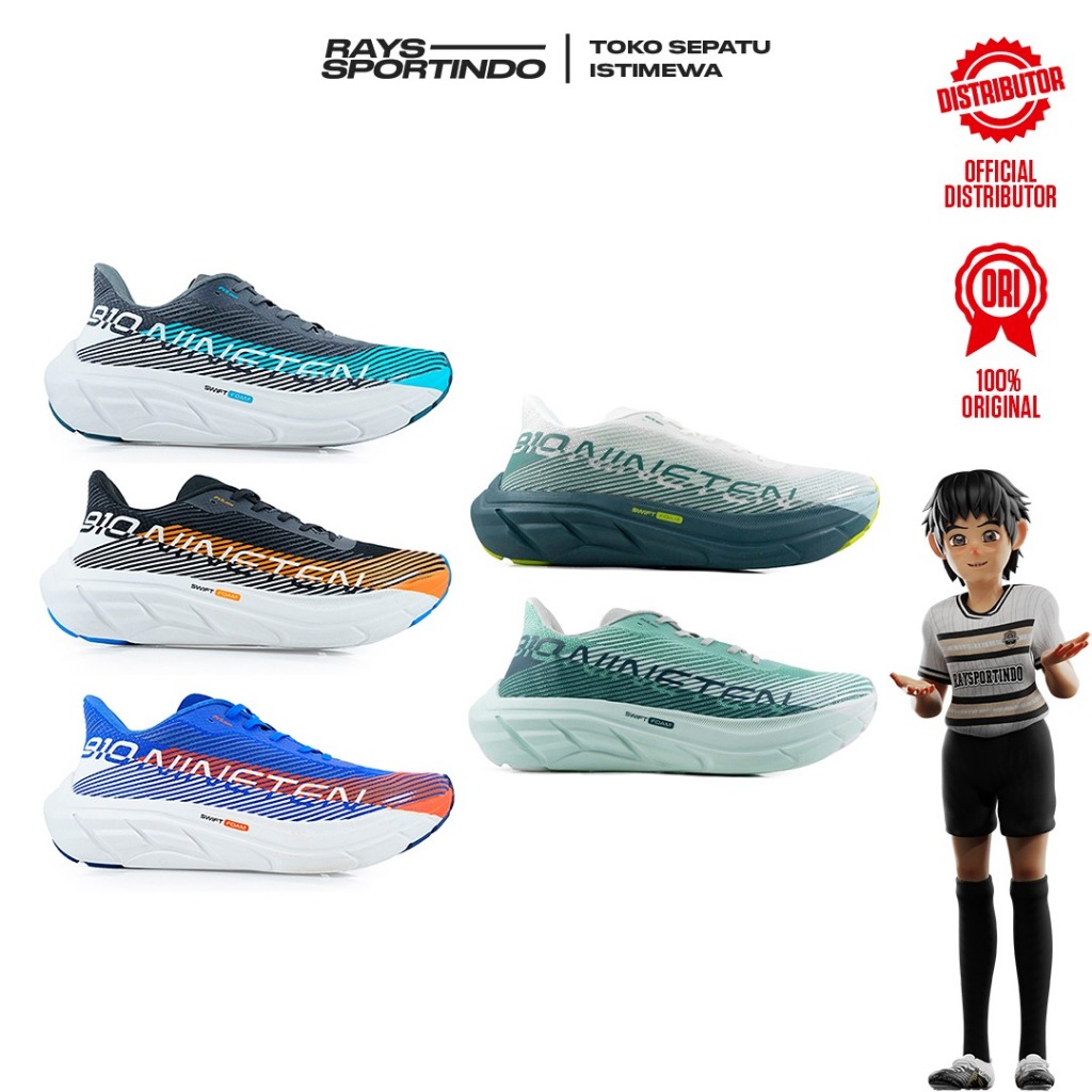 SEPATU RUNNING NINETEN 910 REISHIKA BOLSTER
