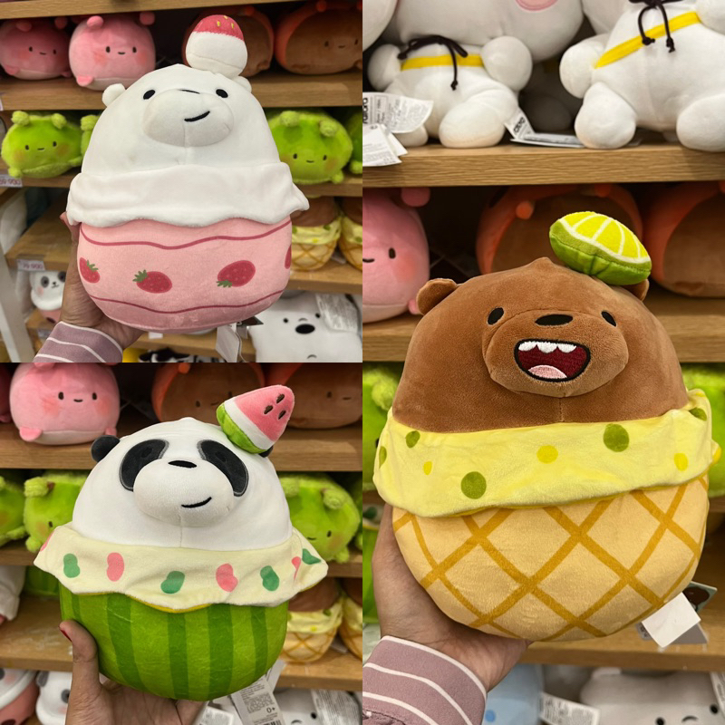 BONEKA WE BARE BEARS MINISO BONEKA MINISO BONEKA BEARS MINISO