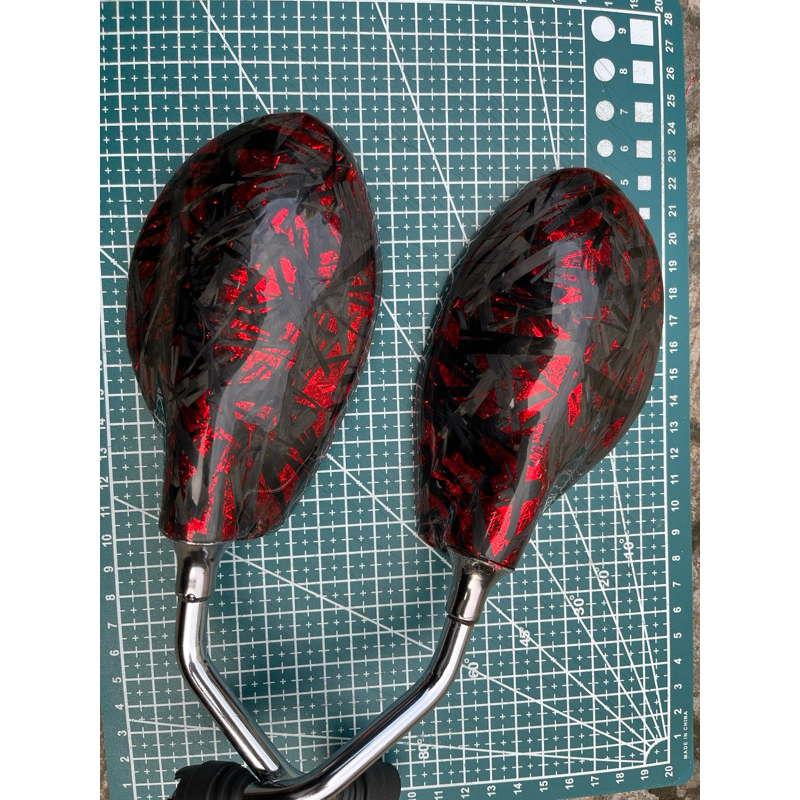 Spion Yamaha 125z original Carbon Forged | Spion X1 karbon Forged Spyder merah