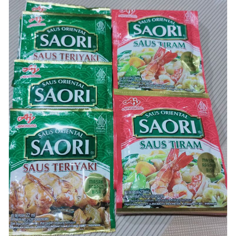 

[ ECER ] Saori Saus Oriental saos Teriyaki dan saos tiram 22 ml