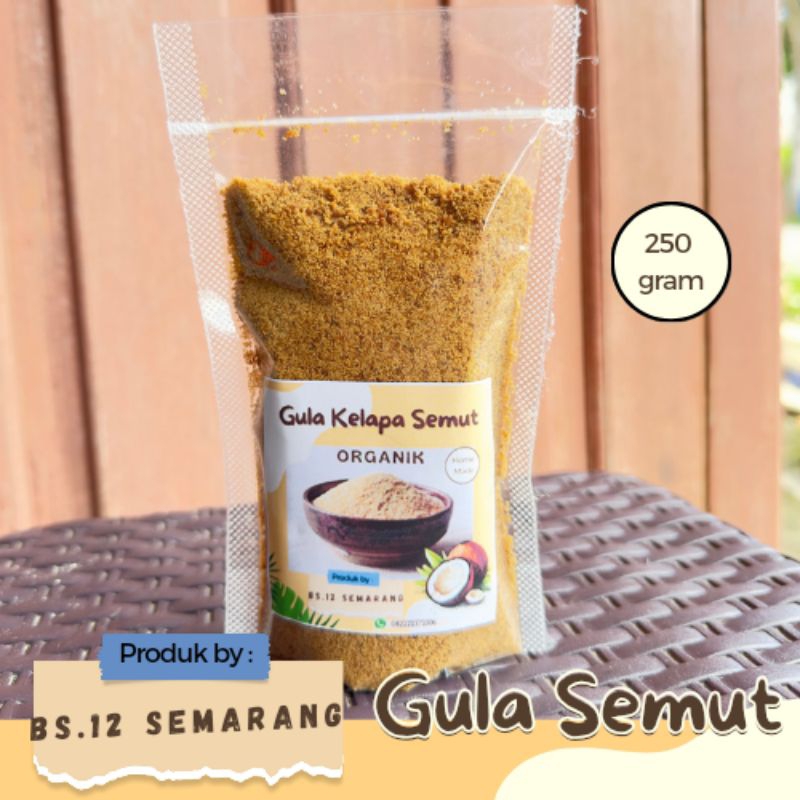 

GULA SERBUK/SEMUT Kelapa kemasan 250 Gram ORIGINAL dan ALAMI