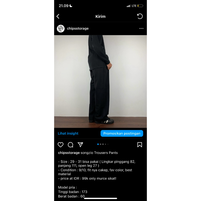 songzio trousers pants