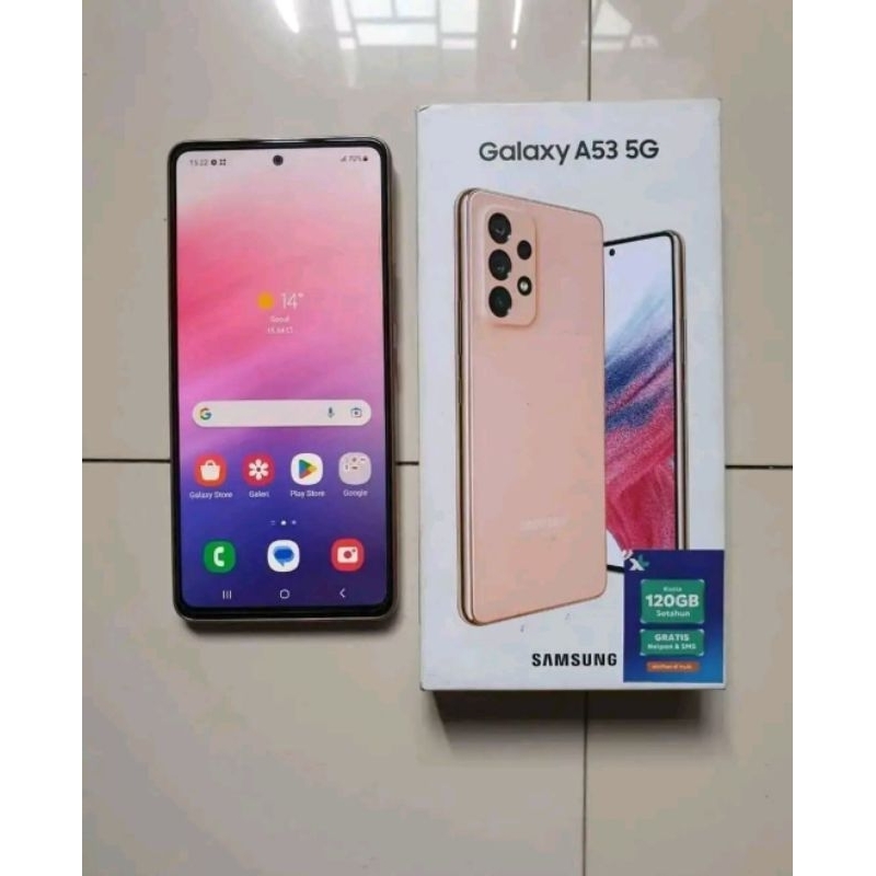 SAMSUNG A53 5G 8/256 lengkap no minus