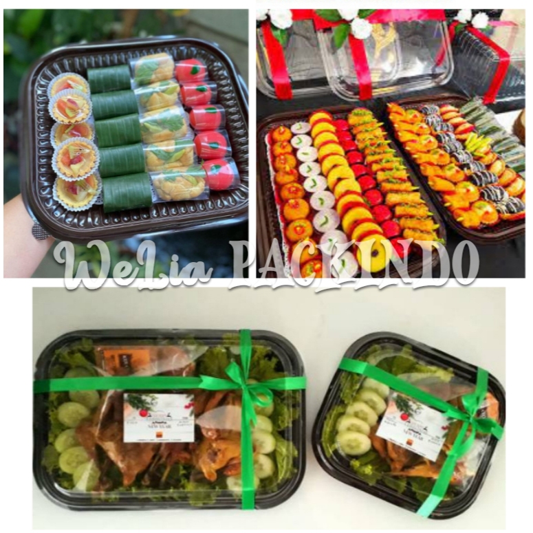 [10 PCS] Mika Nampan Sedang Ukuran S M L / Mika Nampan Kue Basah / Nampan Hantaran Kecil Sedang Besa