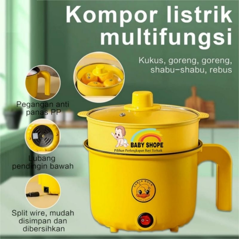 Panci Listrik Serbaguna Anti Lengket - Panci Kukus Multifungsi