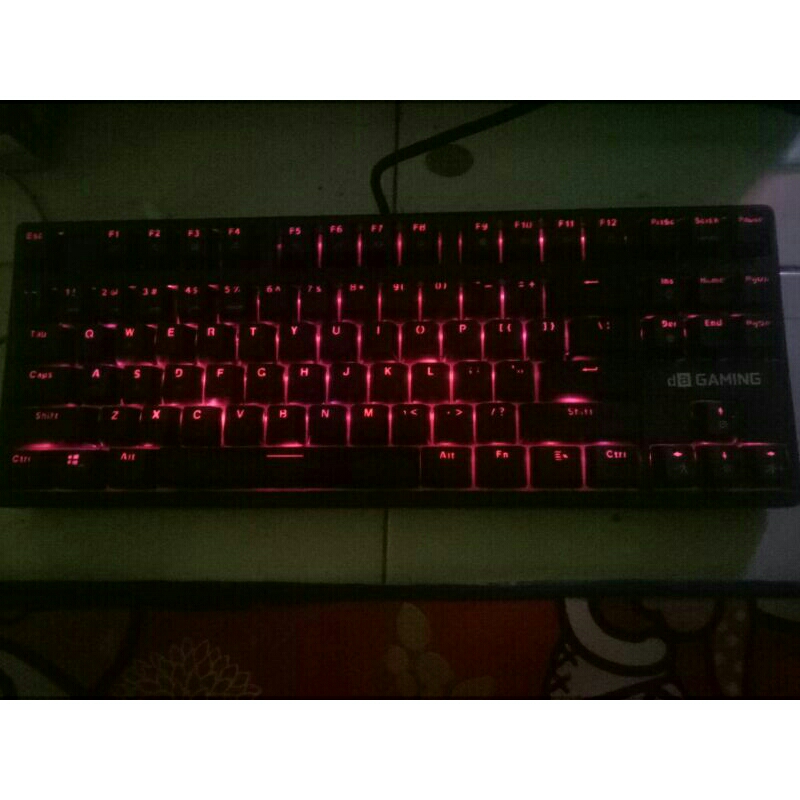 Preloved Digital Aliance Keyboard Gaming Meca Warrior X RGB
