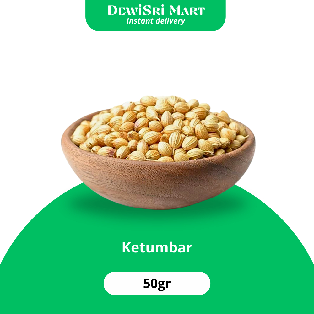 

Ketumbar Butir 50gr - Dewi Sri Mart